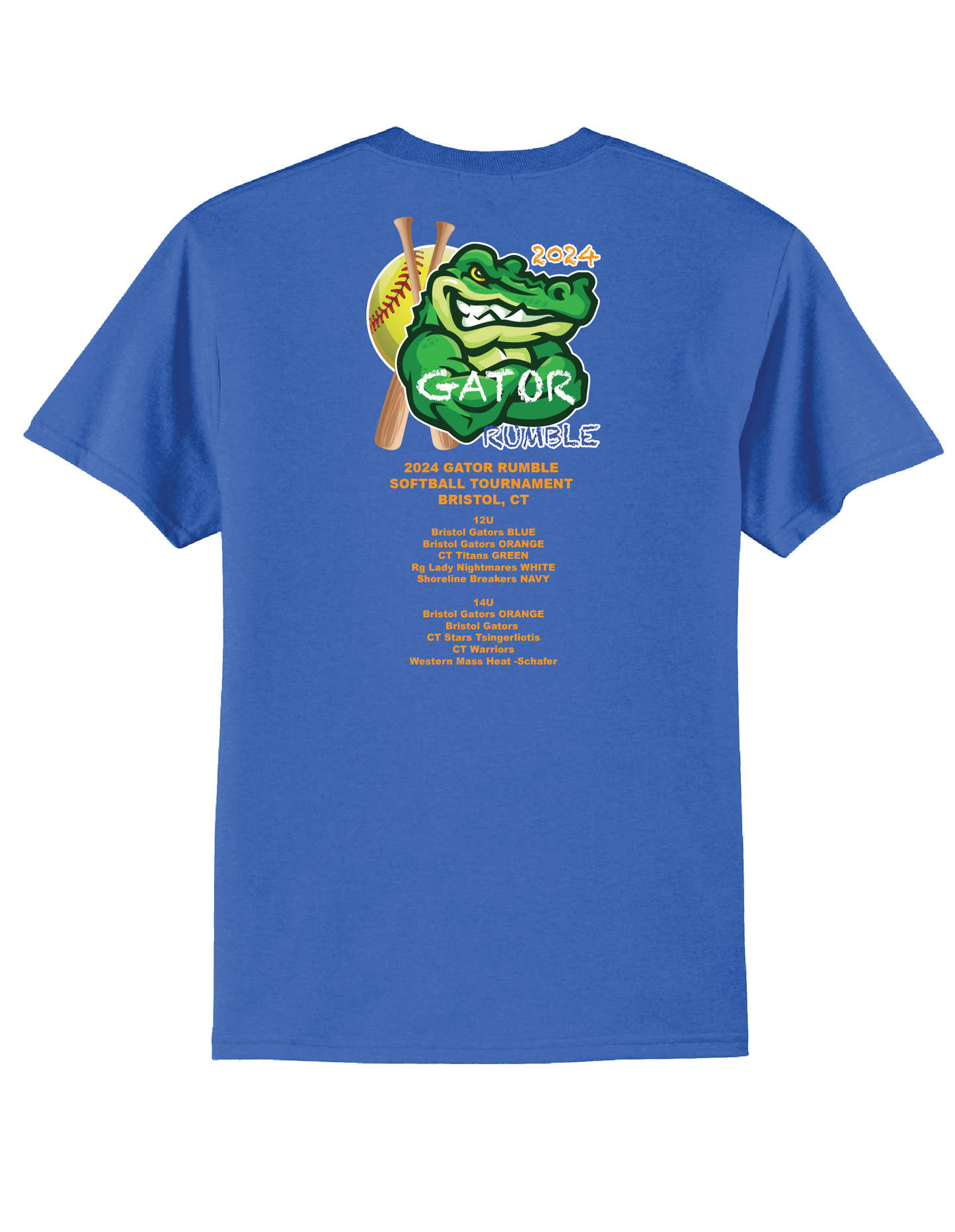 2024 Gators Rumble Tournament ADULT T-shirt