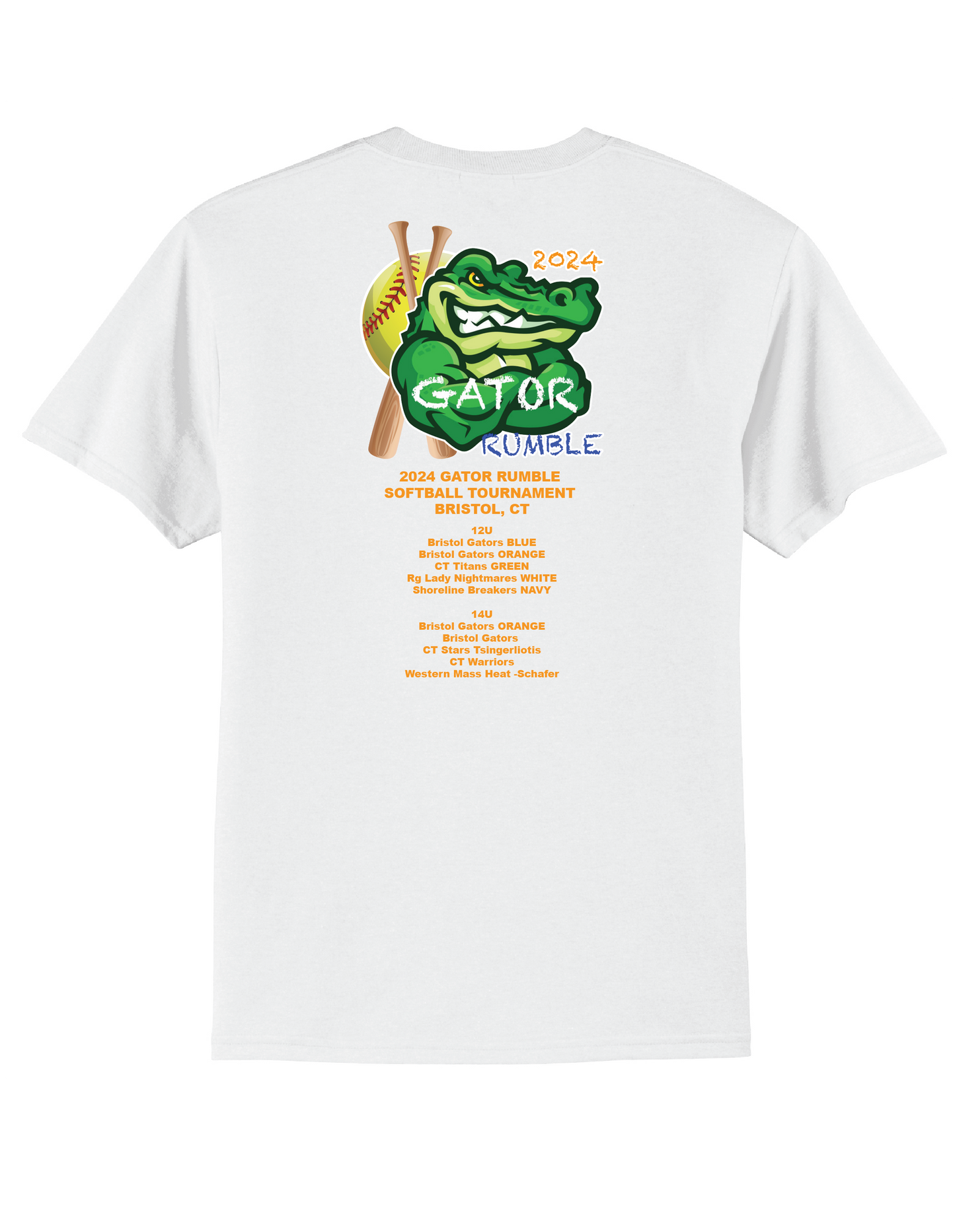 2024 Gators Rumble Tournament ADULT T-shirt