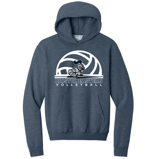 Bristol Eastern Volleyball Full Logo Hooded Sweatshirt
