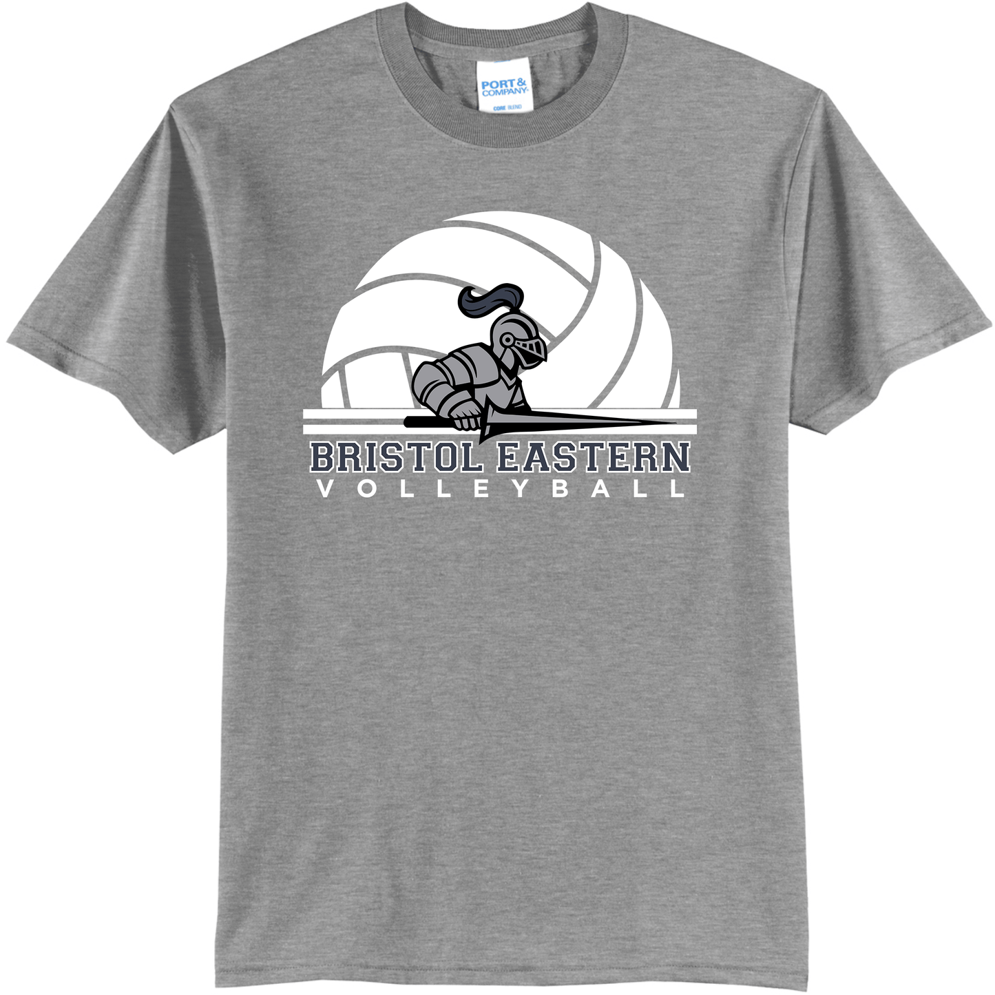 Bristol Eastern Volleyball Solid Core Cotton Tee