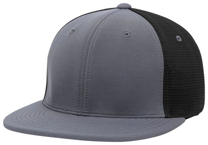 Premium M2 Performance Trucker Flexfit® Cap - Graphite/Black/Graphite