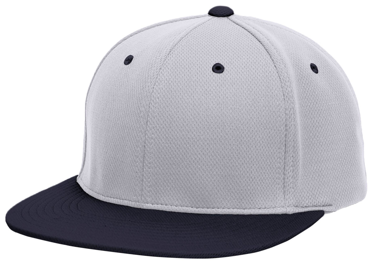 Premium P-Tec Flexfit® Cap - Silver/Navy