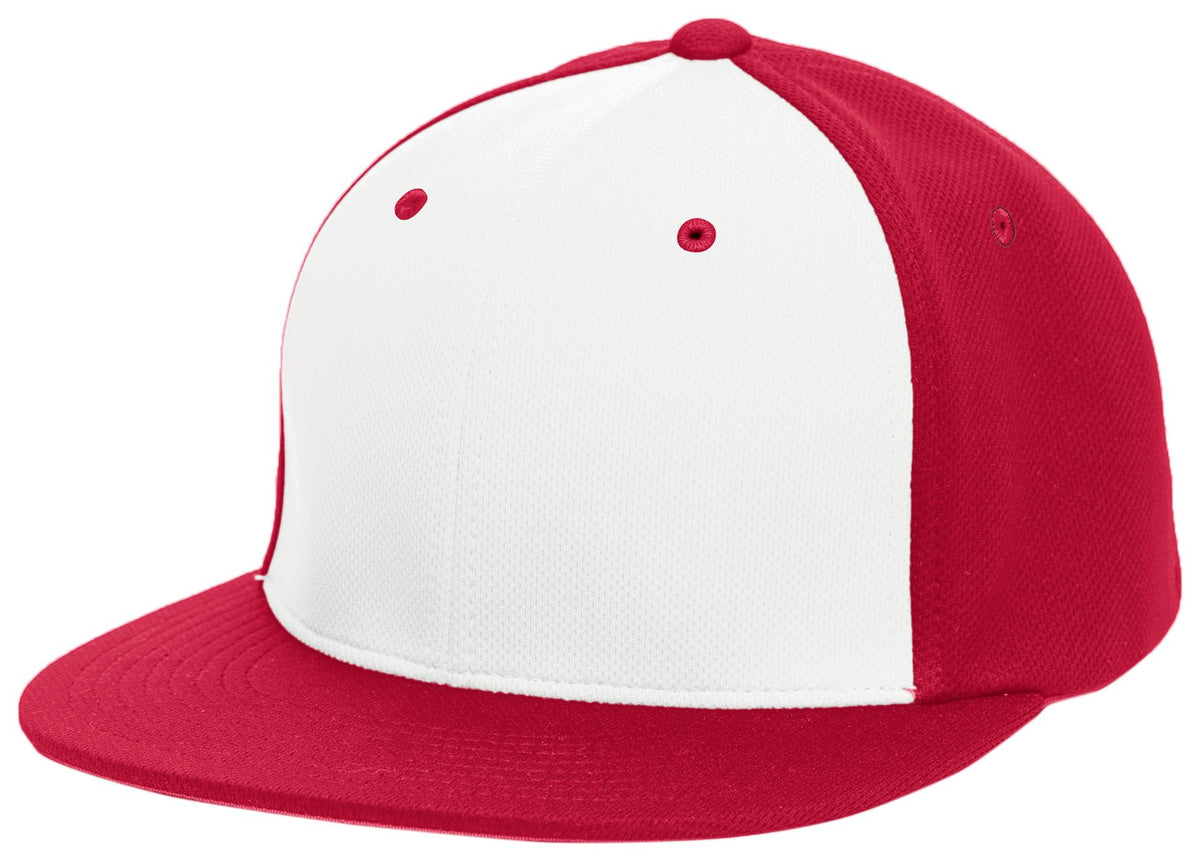 Premium P-Tec Flexfit® Cap - White/Red/Red