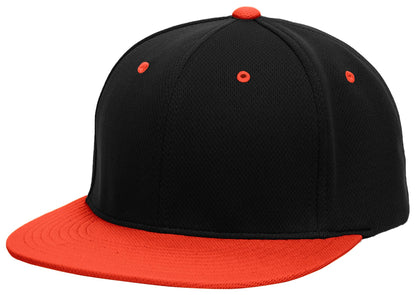 Premium P-Tec Flexfit® Cap - Black/Orange
