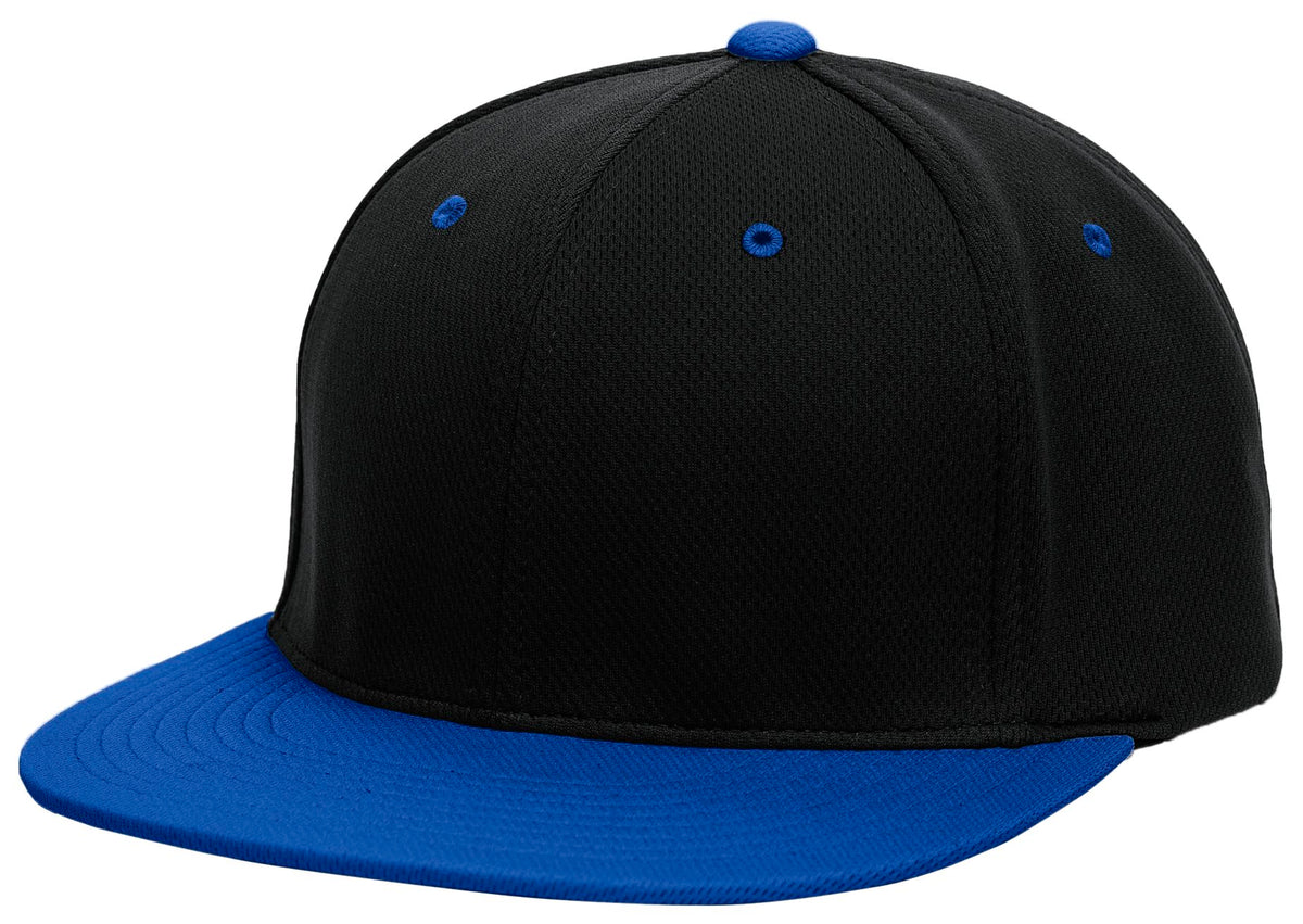 Premium P-Tec Flexfit® Cap - Black/Royal