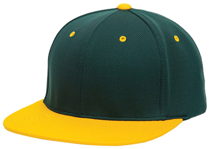 Premium P-Tec Flexfit® Cap - Dark Green/Gold