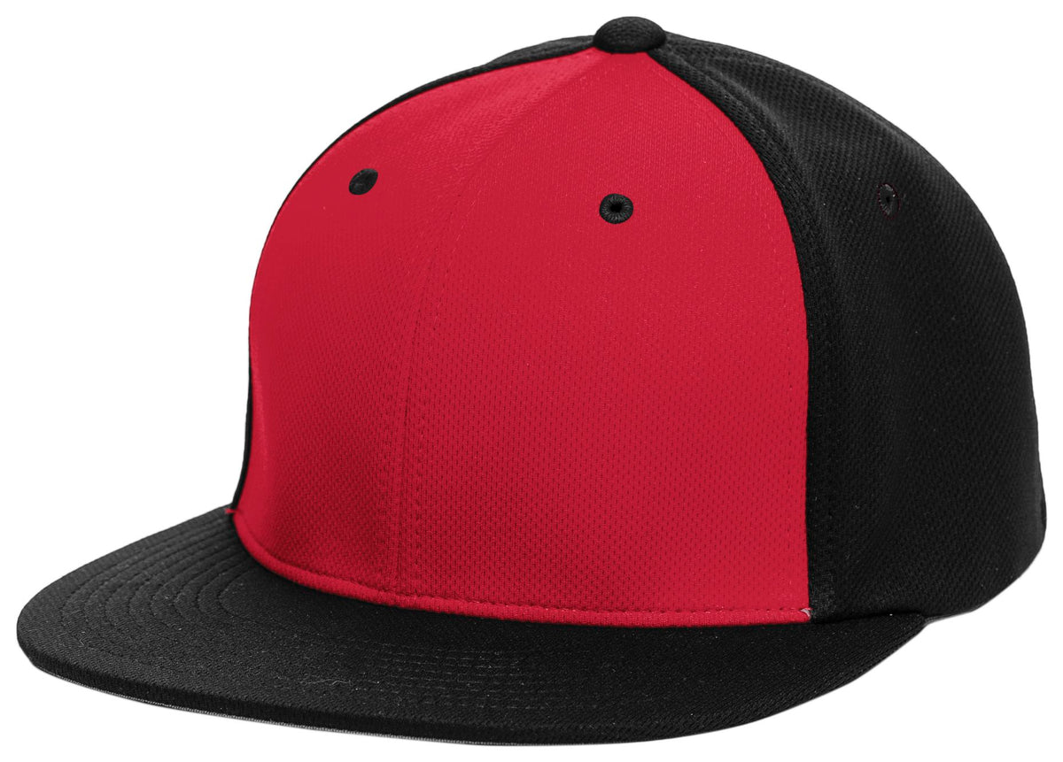 Premium P-Tec Flexfit® Cap - Red/Black/Black