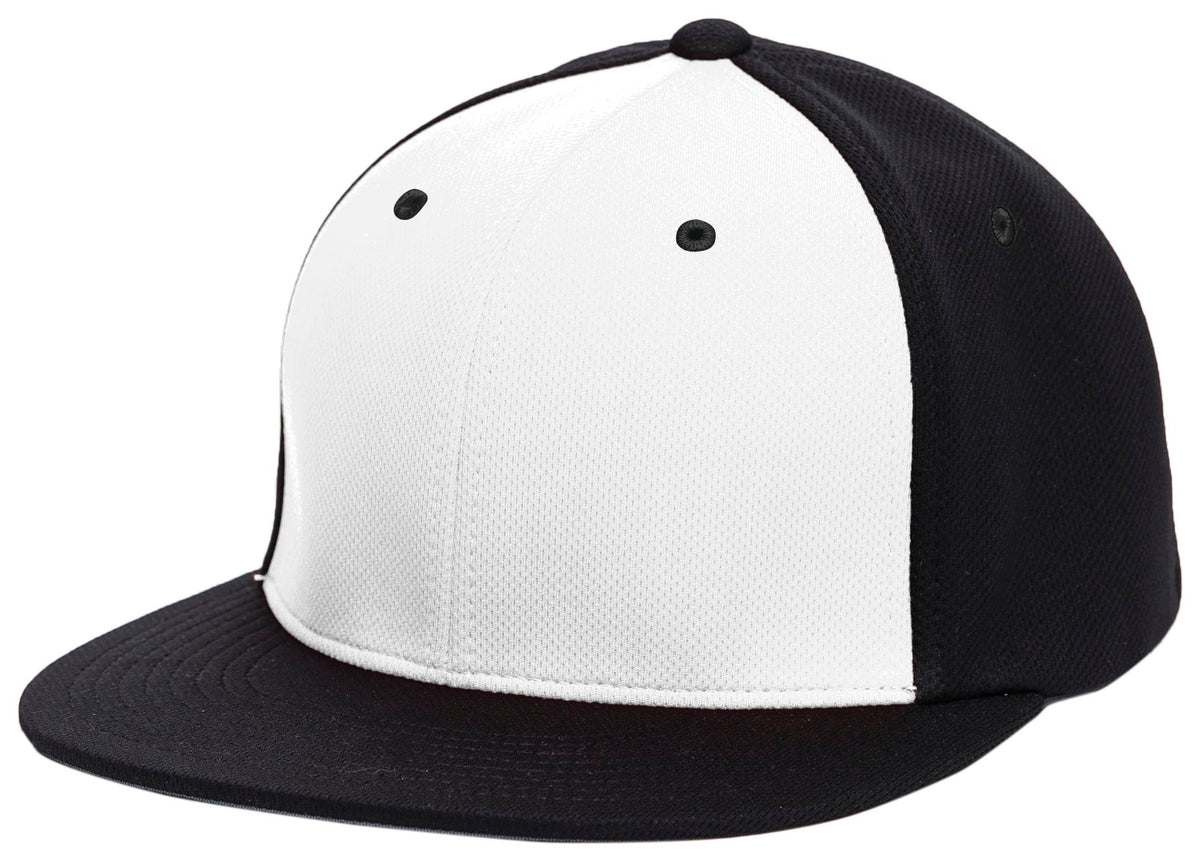 Premium P-Tec Flexfit® Cap - White/Black/Black