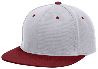 Premium P-Tec Flexfit® Cap - Silver/Maroon
