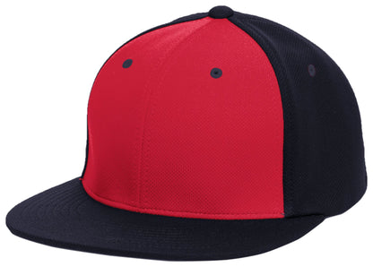 Premium P-Tec Flexfit® Cap - Red/Navy/Navy