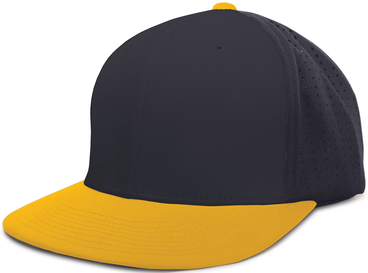 Perforated F3 Performance Flexfit® Cap - Navy/Gold