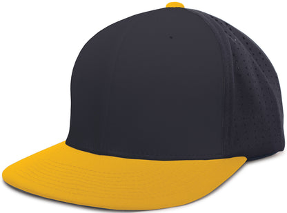 Perforated F3 Performance Flexfit® Cap - Navy/Gold
