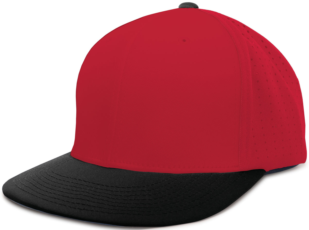 Perforated F3 Performance Flexfit® Cap - Red/Black