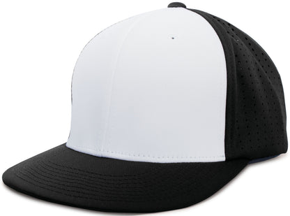 Perforated F3 Performance Flexfit® Cap - White/Black/Black