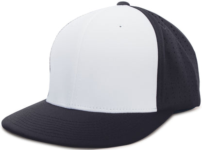 Perforated F3 Performance Flexfit® Cap - White/Navy/Navy