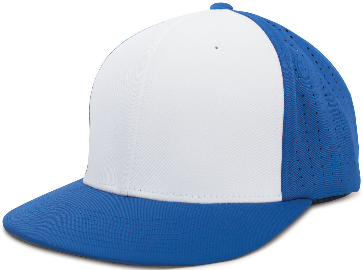 Perforated F3 Performance Flexfit® Cap - White/Royal/Royal