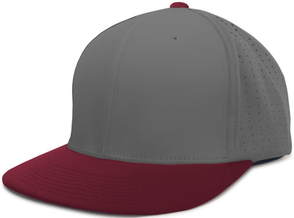 Perforated F3 Performance Flexfit® Cap - Graphite/Maroon
