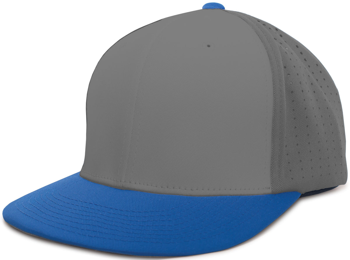Perforated F3 Performance Flexfit® Cap - Graphite/Royal