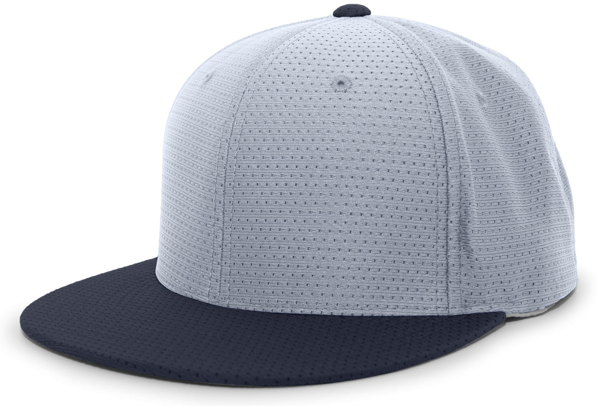 Performance Air Jersey Flexfit® Cap - Silver/Navy