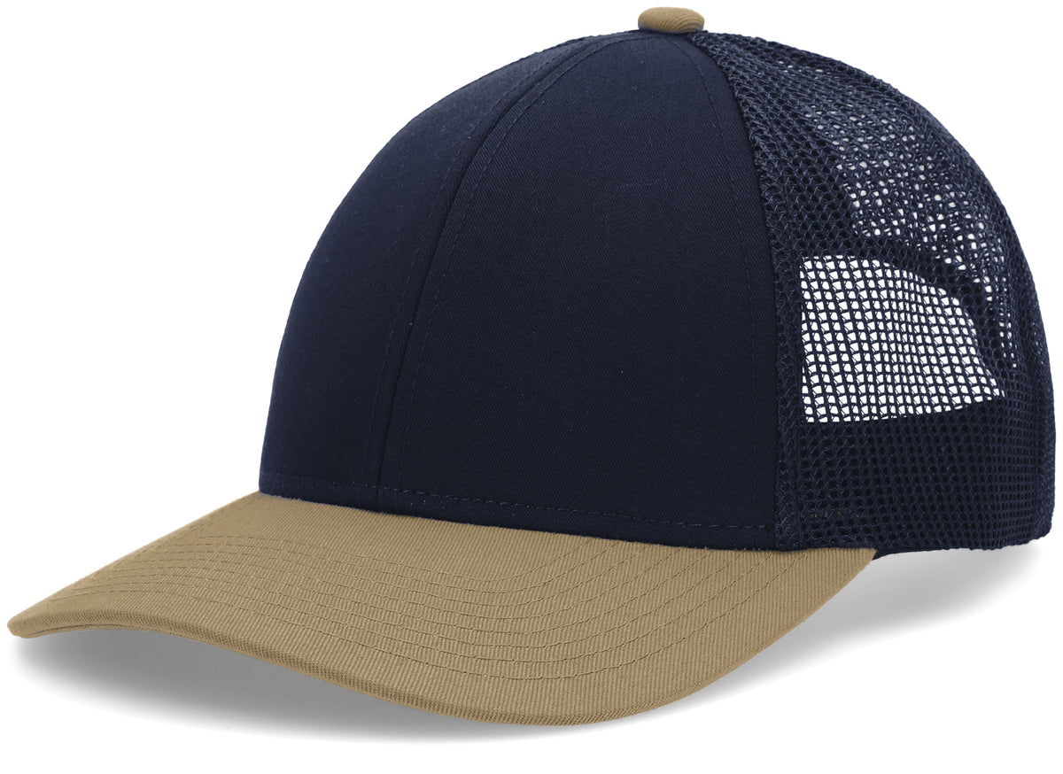 Low-Pro Trucker Cap - Navy/Buck