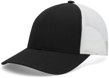 Low-Pro Trucker Cap - Black/White/Black