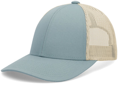 Low-Pro Trucker Cap - Smoke Blue/Beige/Smoke Blue