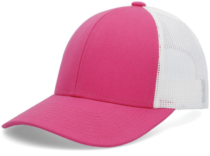 Low-Pro Trucker Cap - Pink/White/Pink
