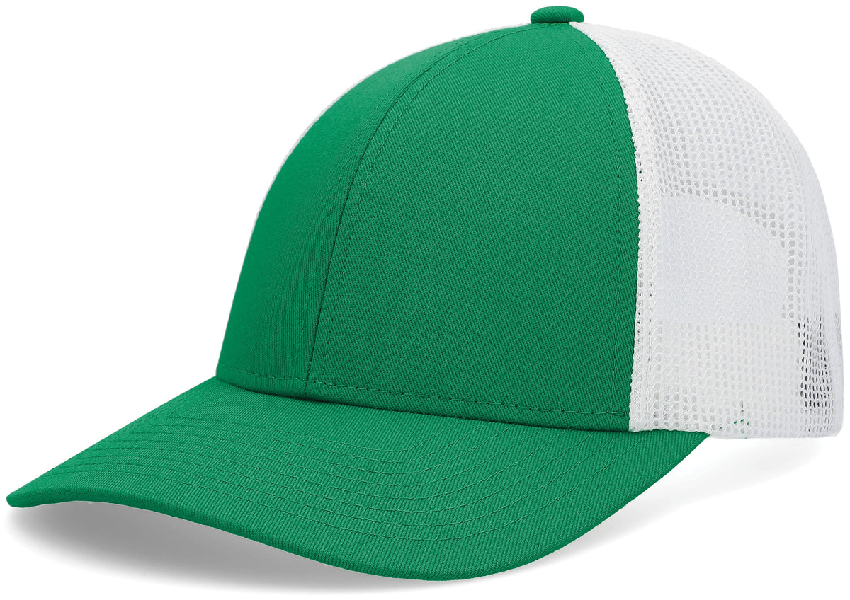 Low-Pro Trucker Cap - Kelly/White/Kelly
