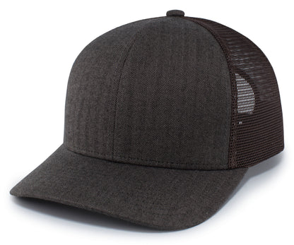 Herringbone Trucker Cap - Espresso