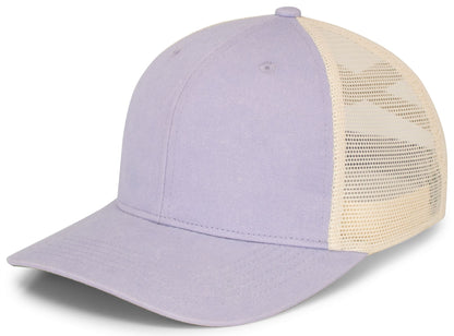 Ladies Ponytail Cap - Lavender/Beige/Lavender