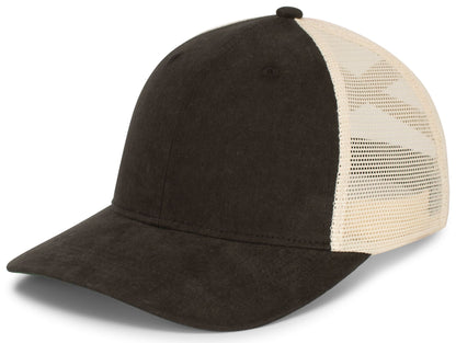 Ladies Ponytail Cap - Black/Beige/Black