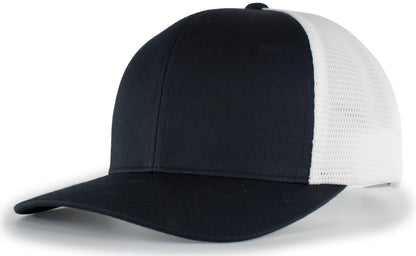 Trucker PacFlex Snapback Cap - Navy/White/Navy