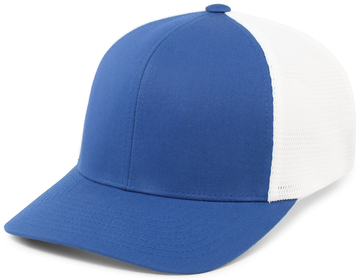 Trucker PacFlex Snapback Cap - Royal/White/Royal