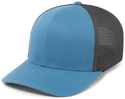 Trucker PacFlex Snapback Cap - Ocean Blue/Light Charcoal/Ocea