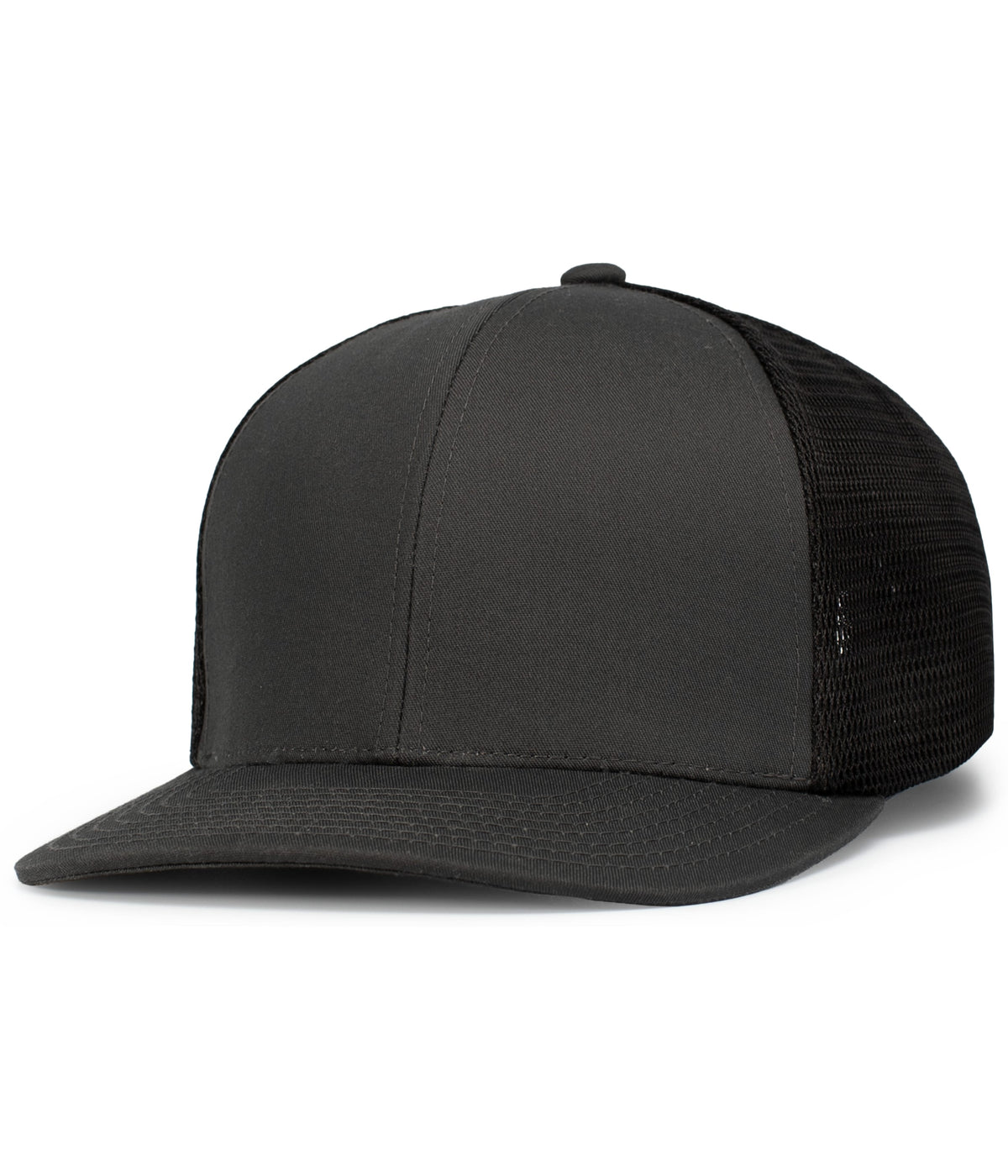 Trucker PacFlex Snapback Cap - Light Charcoal