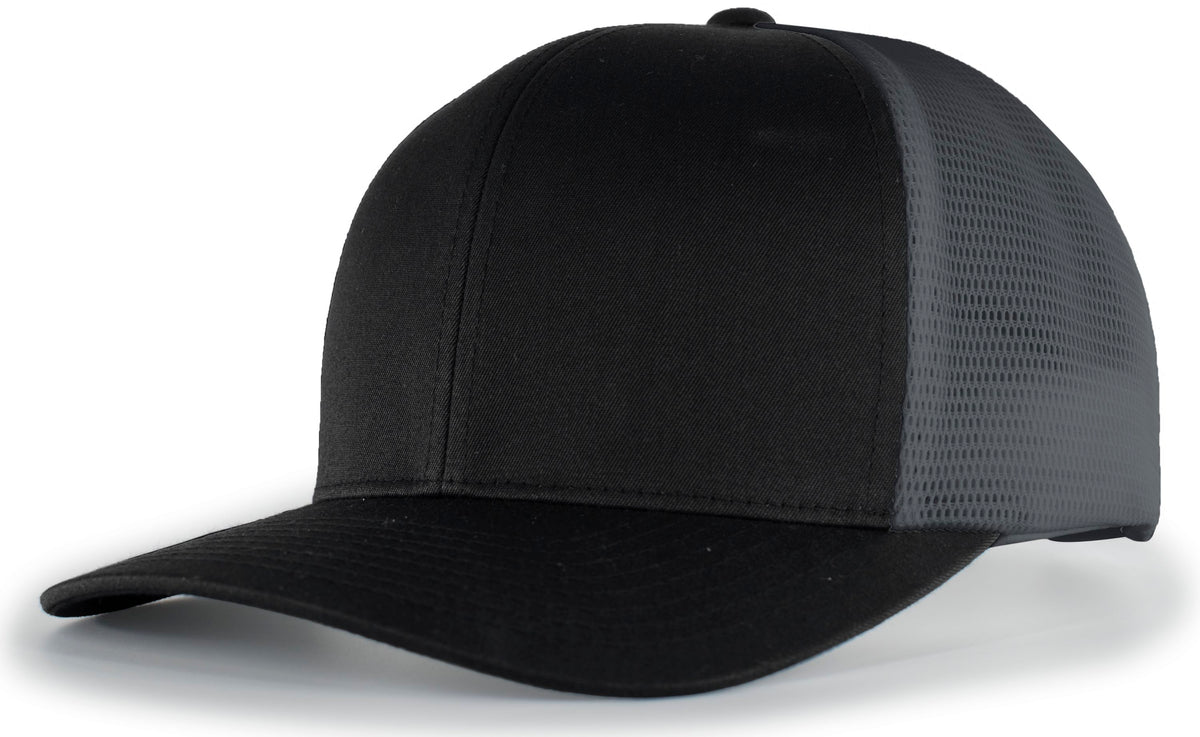 Trucker PacFlex Snapback Cap - Black/Graphite/Black