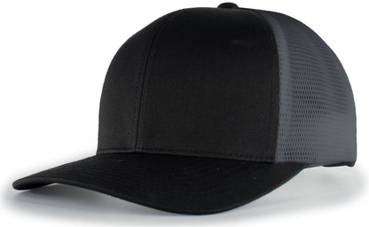 Trucker PacFlex Snapback Cap - Black/Graphite/Black