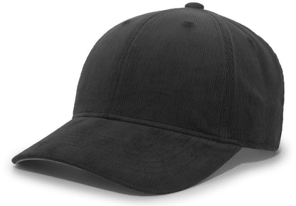 Hybrid Corduroy Dad Cap - Black