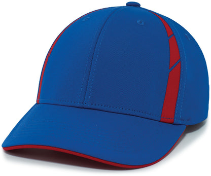 Sideline Snapback Cap Powered by Coolcore® - Royal/Red