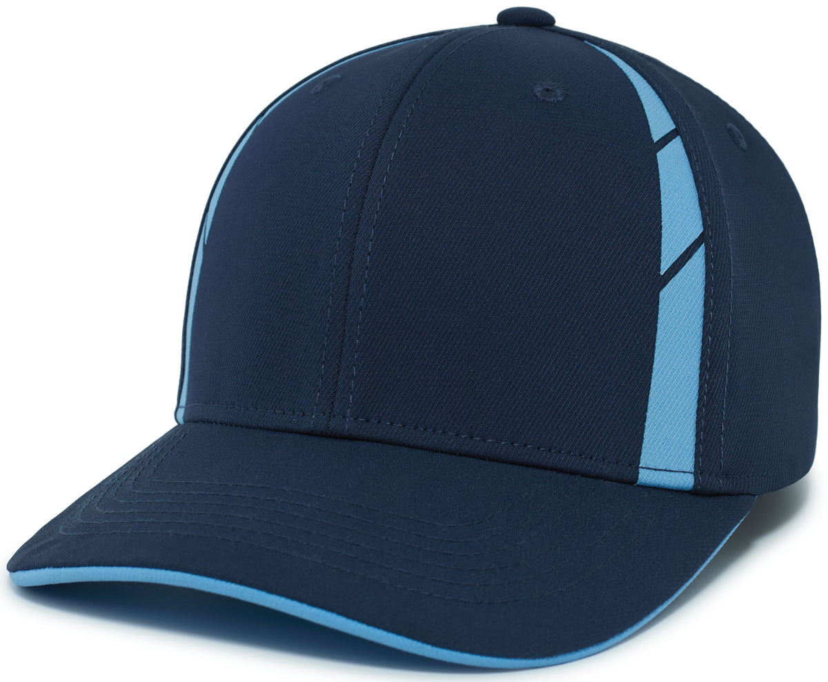 Sideline Snapback Cap Powered by Coolcore® - Navy/Columbia Blue