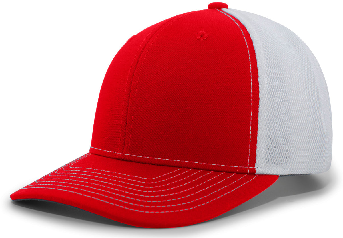 Air Mesh Sideline Cap - Red/White/Red