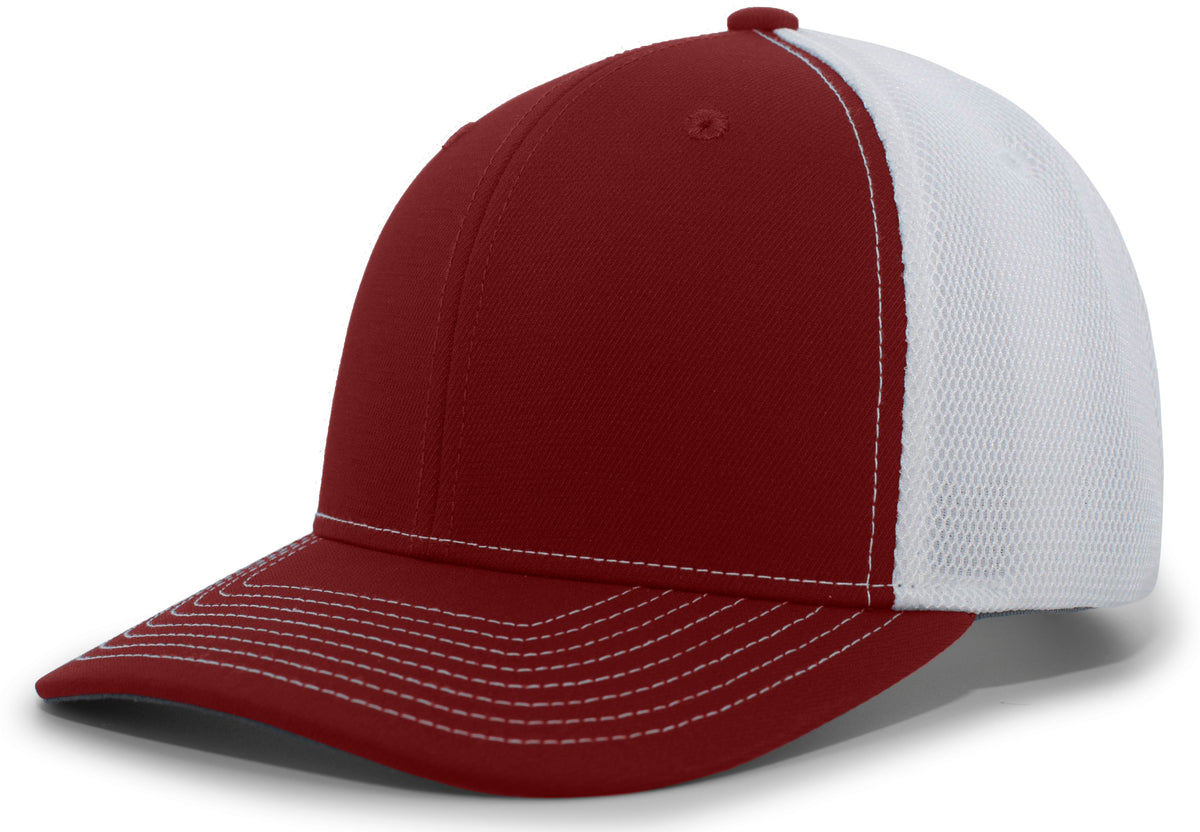 Air Mesh Sideline Cap - Maroon/White/Maroon
