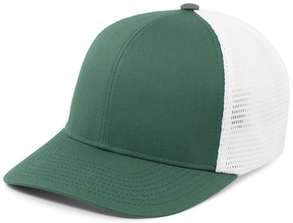 Fusion Trucker Cap - Dark Green/White/Dark Green