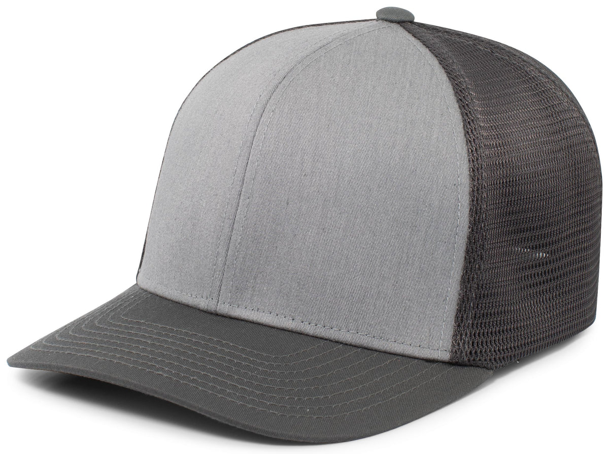 Fusion Trucker Cap - Heather Grey/Light Charcoal/Li