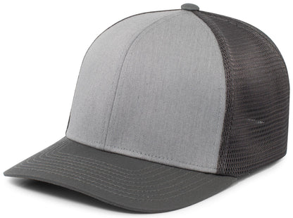 Fusion Trucker Cap - Heather Grey/Light Charcoal/Li