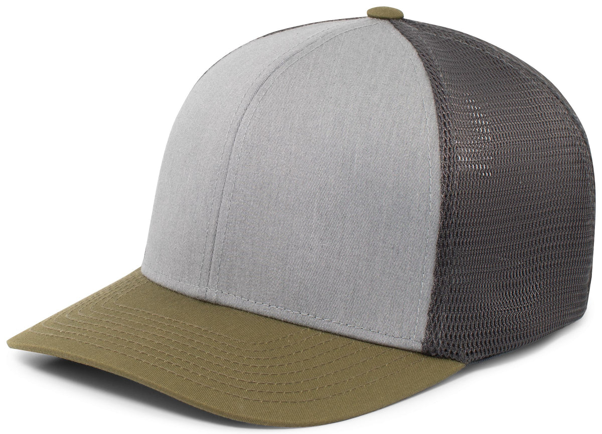 Fusion Trucker Cap - Heather Grey/Light Charcoal/Mo