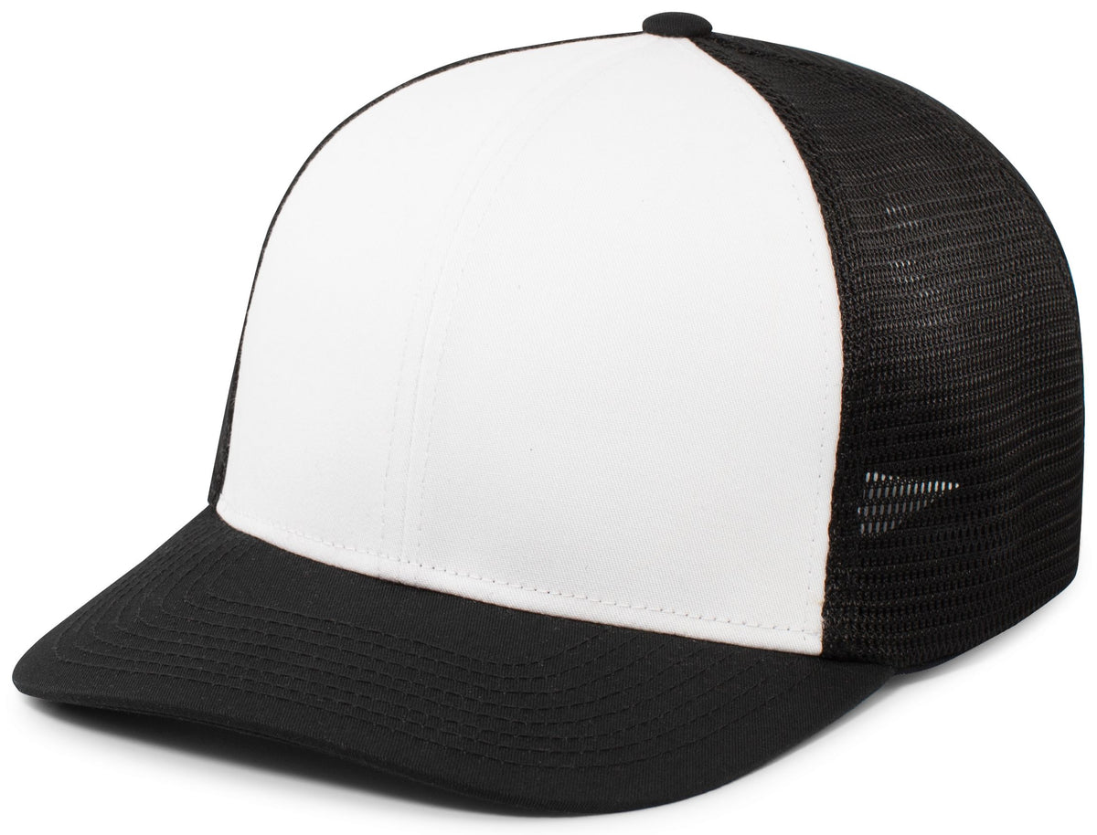 Fusion Trucker Cap - White/Black/Black