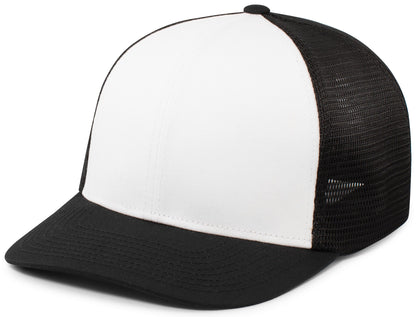Fusion Trucker Cap - White/Black/Black
