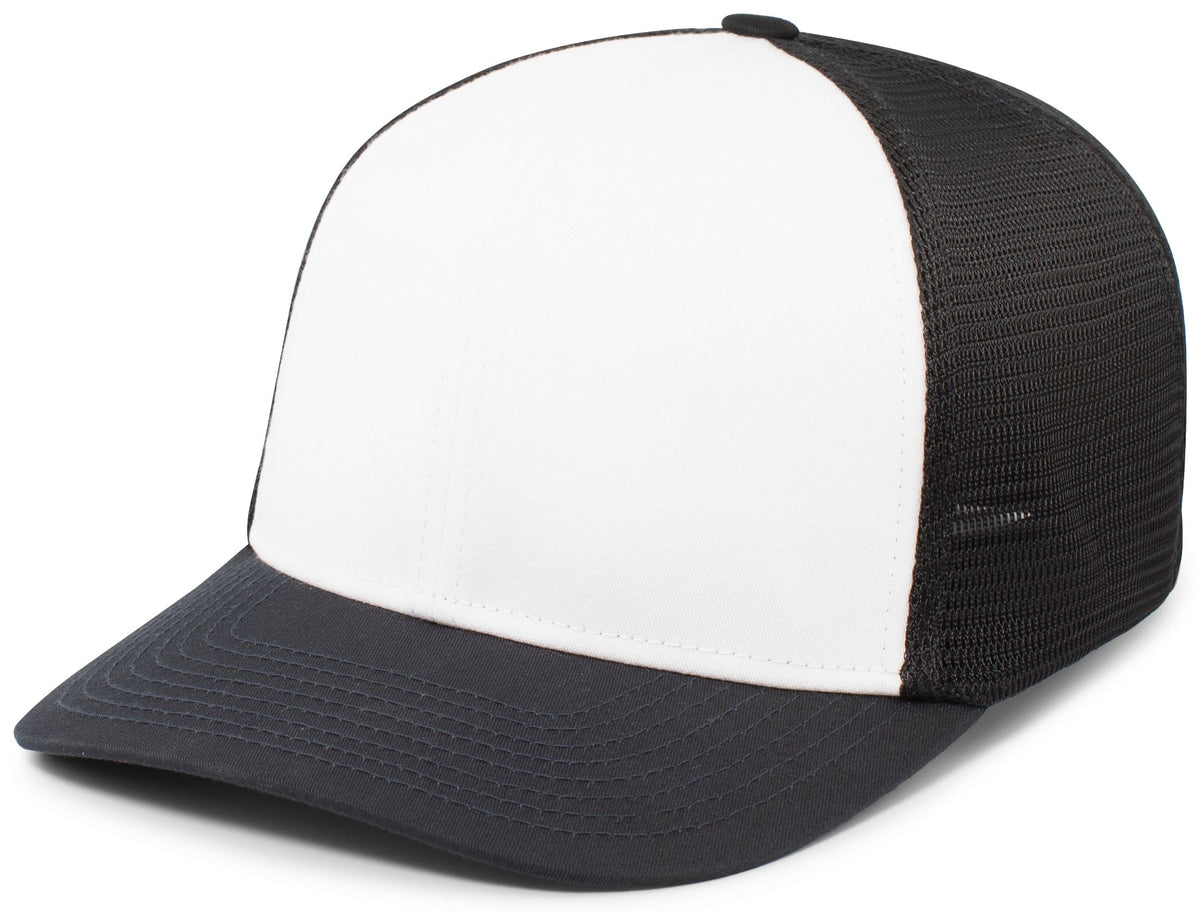 Fusion Trucker Cap - White/Navy/Navy