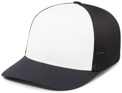 Fusion Trucker Cap - White/Navy/Navy
